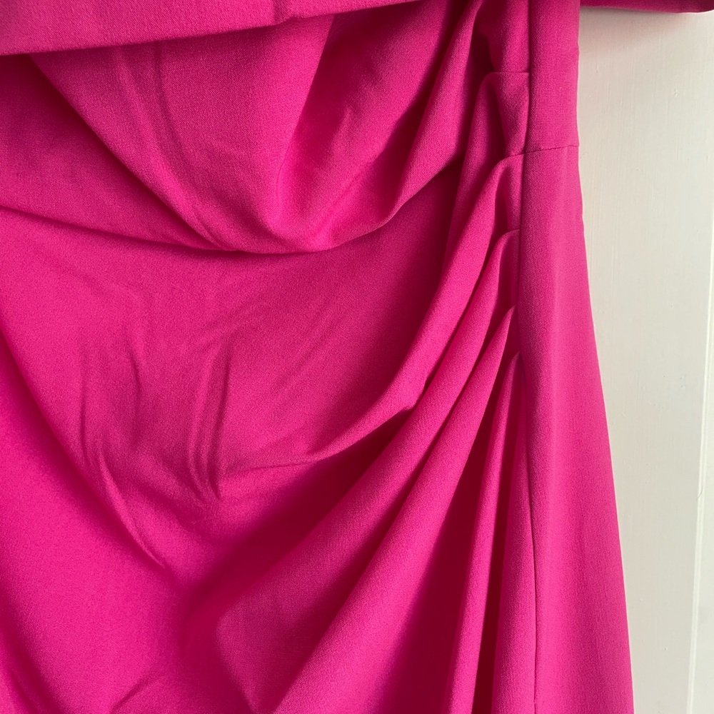 Vince Camuto Strapless Fuchsia Dress - Picture 3 of 6